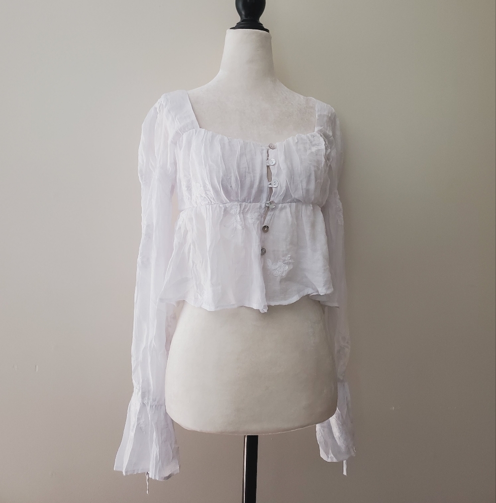 Forever 21 Floral Lace Top